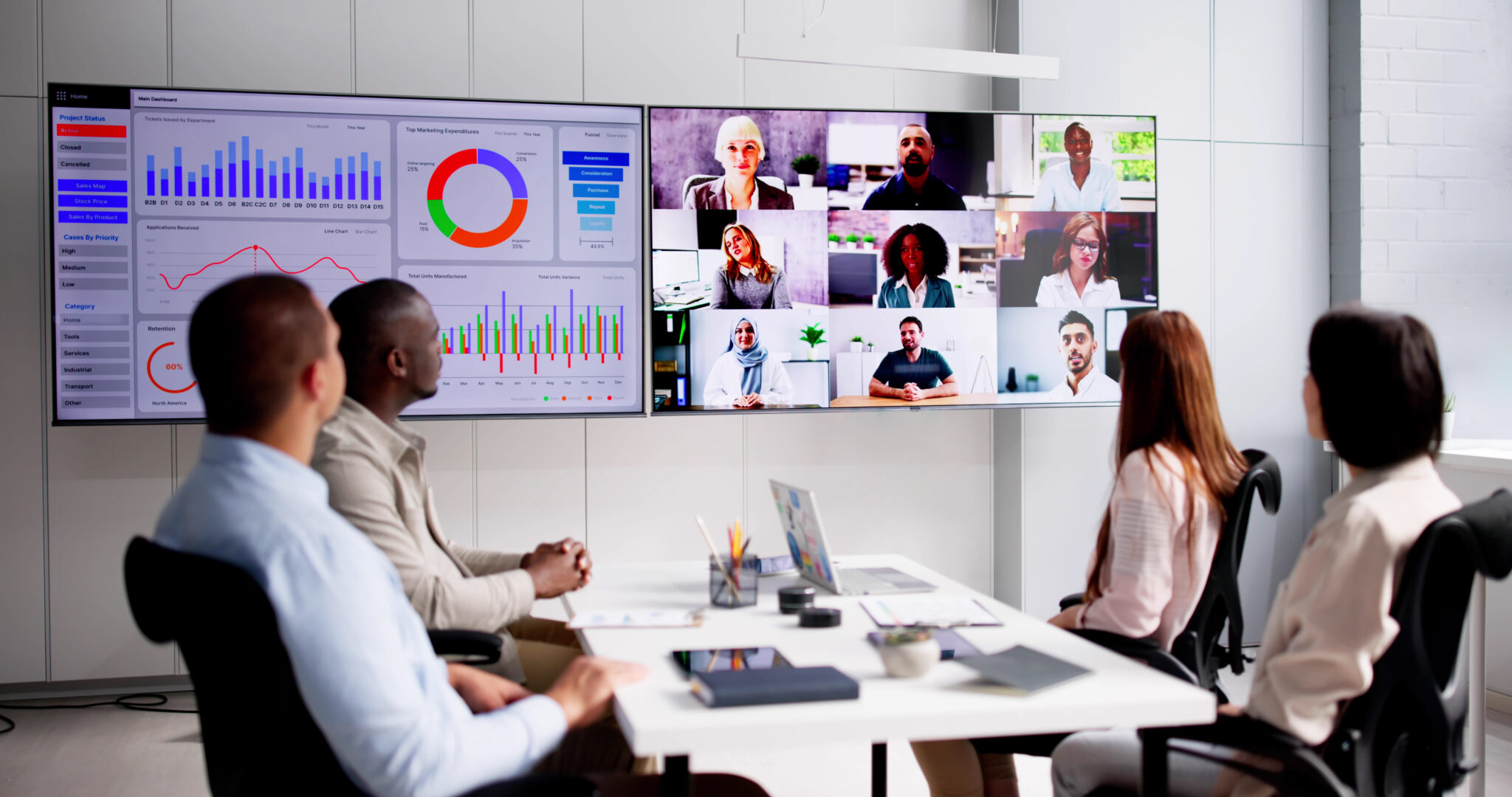 Online Video Conference Call