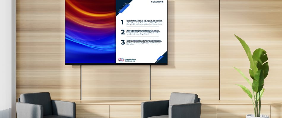 Power of Digital Signage in Office Lobbies Text